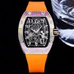 Richard Mille RM67-01 Colored steel case with diamonds Diameter 38 / 48mm watch